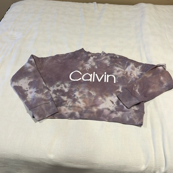Calvin Klein Tops - Calvin Klein lilac/ white sweatshirt